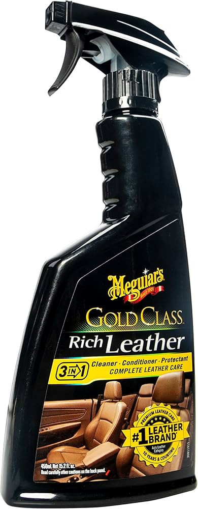 Meguiar's G10916 Gold Class Rich Leather Cleaner & Conditioner - 15.2 oz. | Amazon (US)