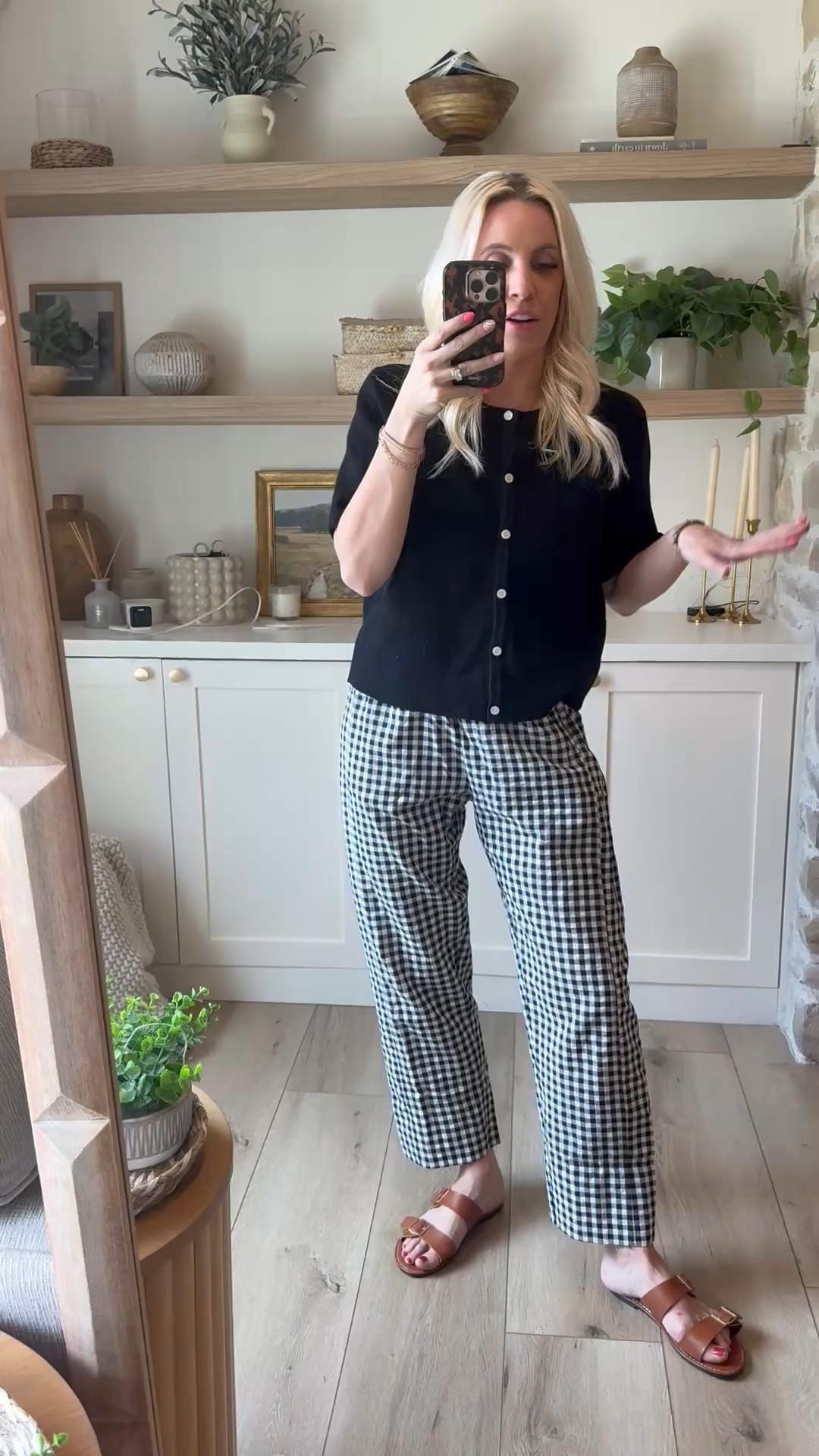 These are the black gingham pants, similar to the red ones I shared before! I love these for spring and summer! 

#LTKStyleTip #LTKFindsUnder50 #LTKFindsUnder100