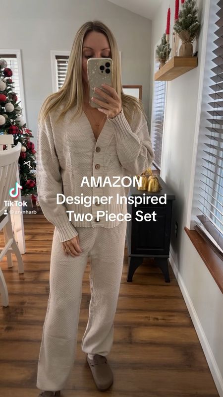 Amazon two piece set , two piece outfits, amazon fashion , winter loungewear 

#LTKSeasonal #LTKfindsunder50 #LTKfindsunder100