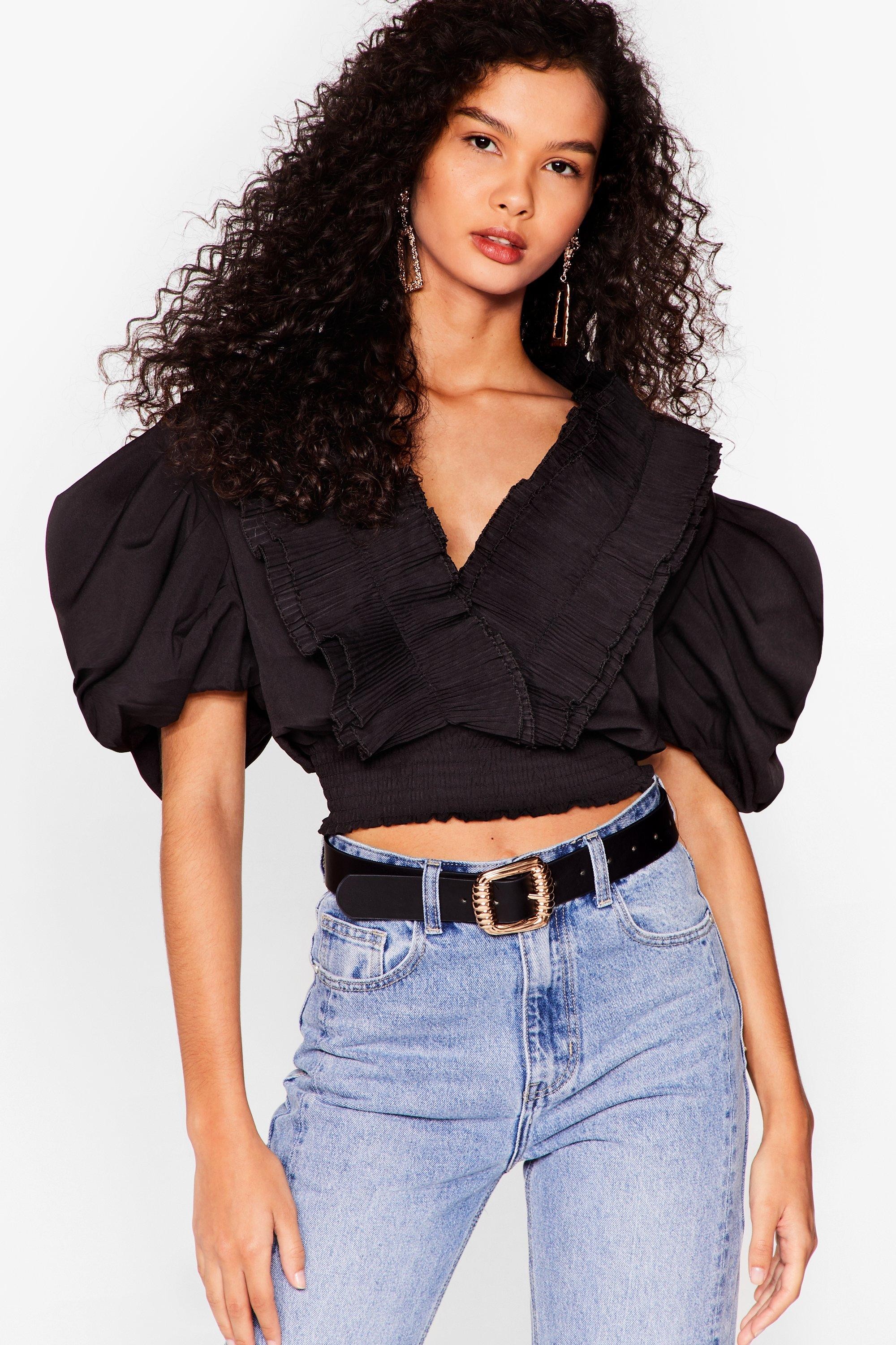 I Gotta Feelin' Puff Sleeve Ruffle Blouse | NastyGal (US & CA)
