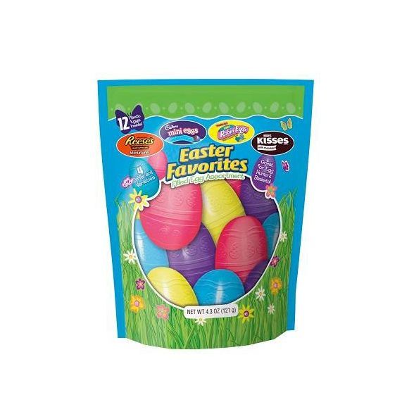 Hershey Filled Plastic Easter Egg Assorted Bag - 4.3oz | Target