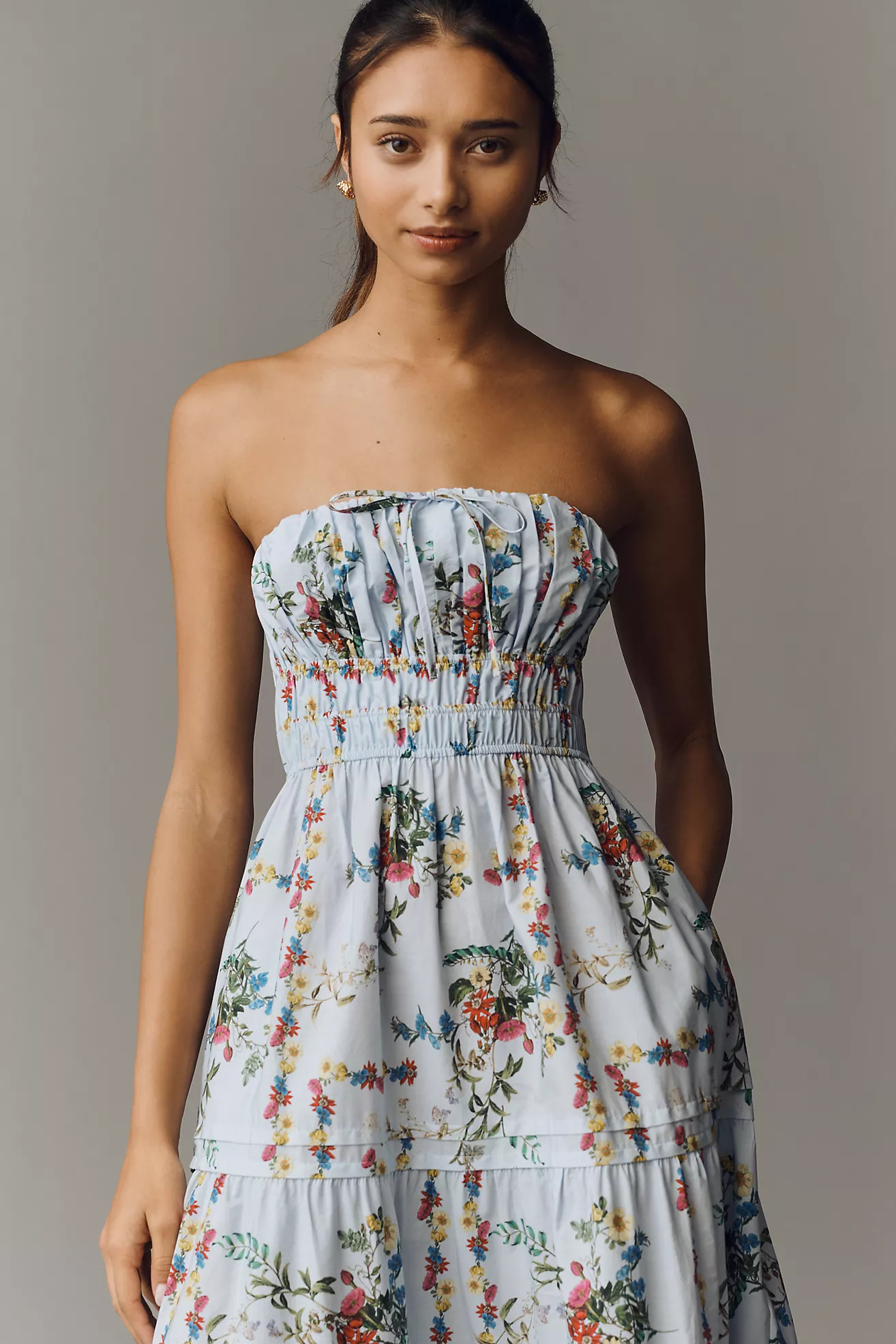 The Somerset Strapless Maxi Dress | Anthropologie (US)