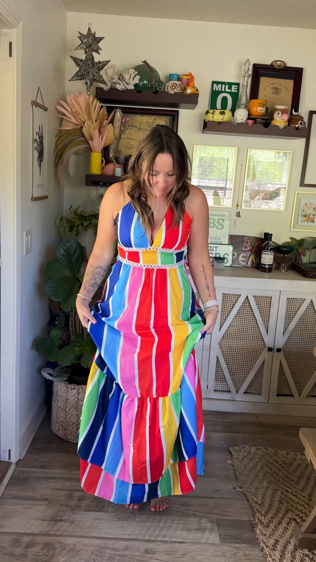 🌈🌈🌈 the happiest maxi dress 

#LTKFindsUnder50 #LTKStyleTip