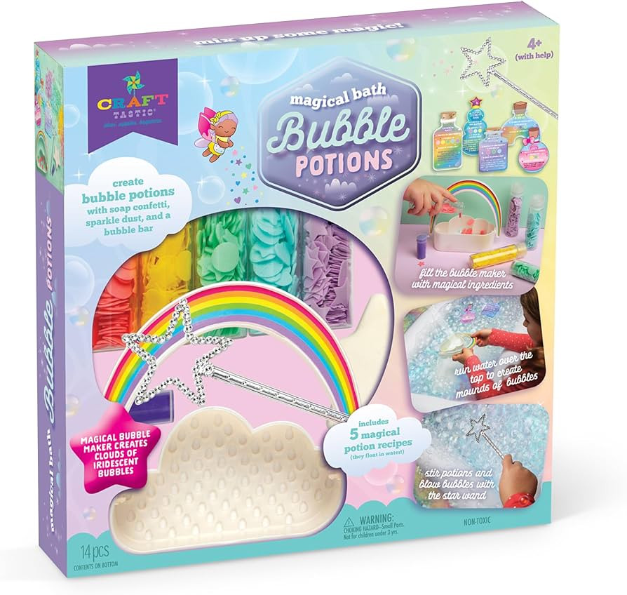 Craft-Tastic Bubble Bath Magic Potion Kit Bath Time Toys, Arts and Crafts for Kids, Non-Toxic, Ag... | Amazon (US)