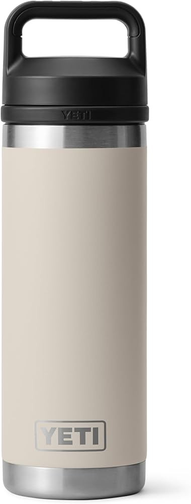 YETI Rambler 18 oz Bottle, Leakproof, Vacuum Insulated, Stainless Steel with Chug Cap, Cape Taupe | Amazon (US)