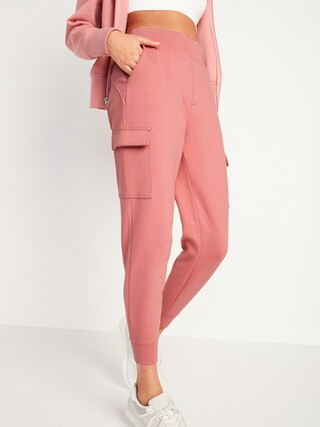 High-Waisted Dynamic Fleece Cargo Jogger Sweatpants for Women | Old Navy (US)