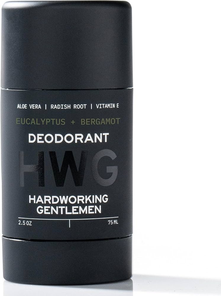 Hardworking Gentlemen - Eucalyptus and Bergamot - Mens Fresh Body Deodorant Stick - All Natural O... | Amazon (US)