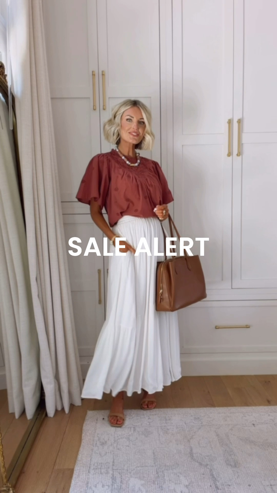 How good is this look for a transitional outfit idea! This top is the perfect fall color. Stock is going quick on these pieces, so definitely check them out while you can! On sale now. Wearing XS top, S skirt

Loverly grey, outfit ideas for fall, transitional fashion, white maxi skirt outfit, early fall outfit inspo, sale women’s clothing

#LTKSaleAlert #LTKootd #LTKSeasonal