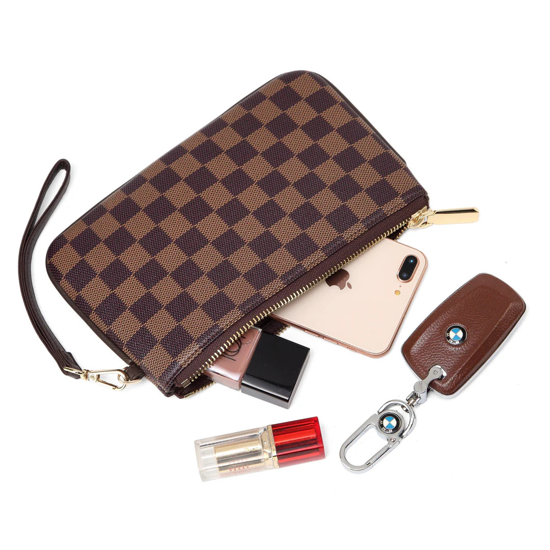 Zip wristlet Wallet and Phone Clutch - RFID Blocking Protection | Daisy Rose