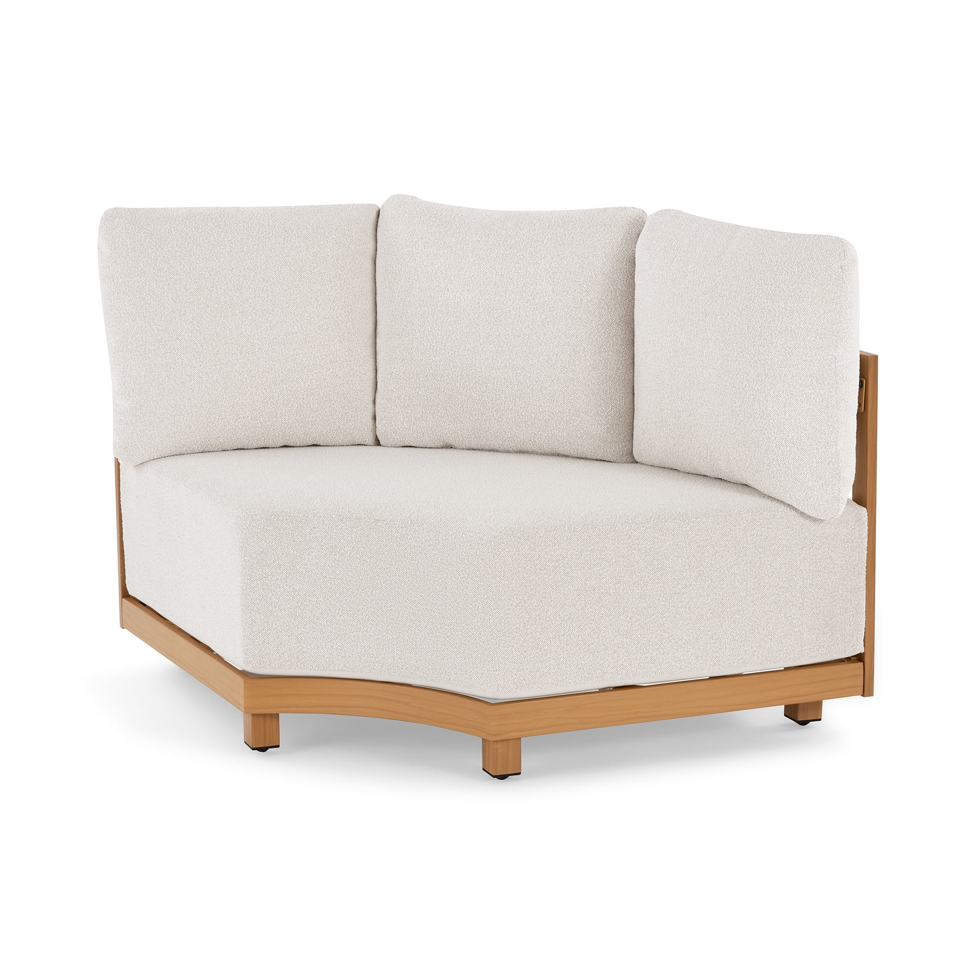 Better Homes & Gardens Juliet Outdoor Corner Chair with Patio Cover, Beige | Walmart (US)