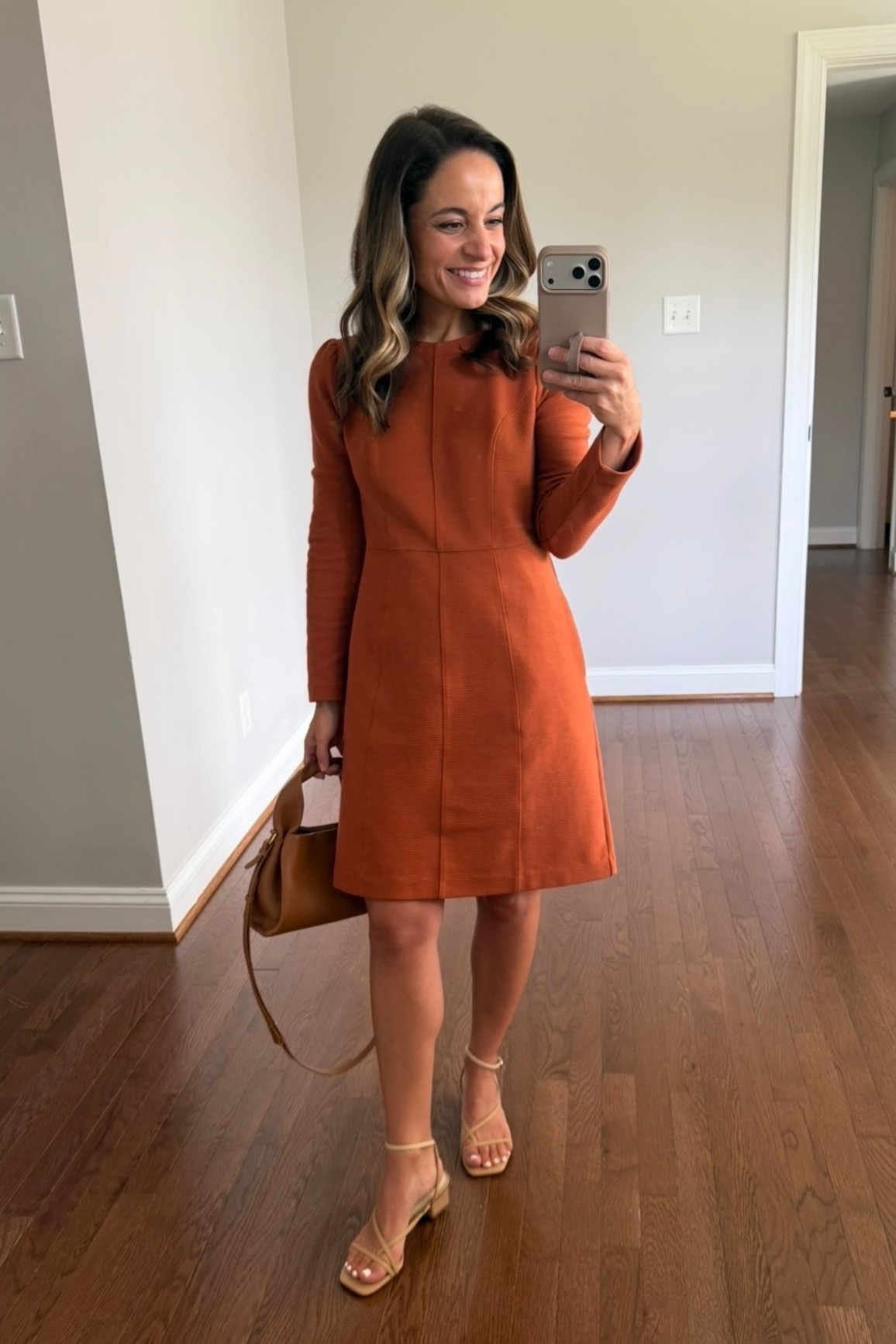 This Boden dress has restocked! I’m wearing petite 0 here - I would consider it true to size
