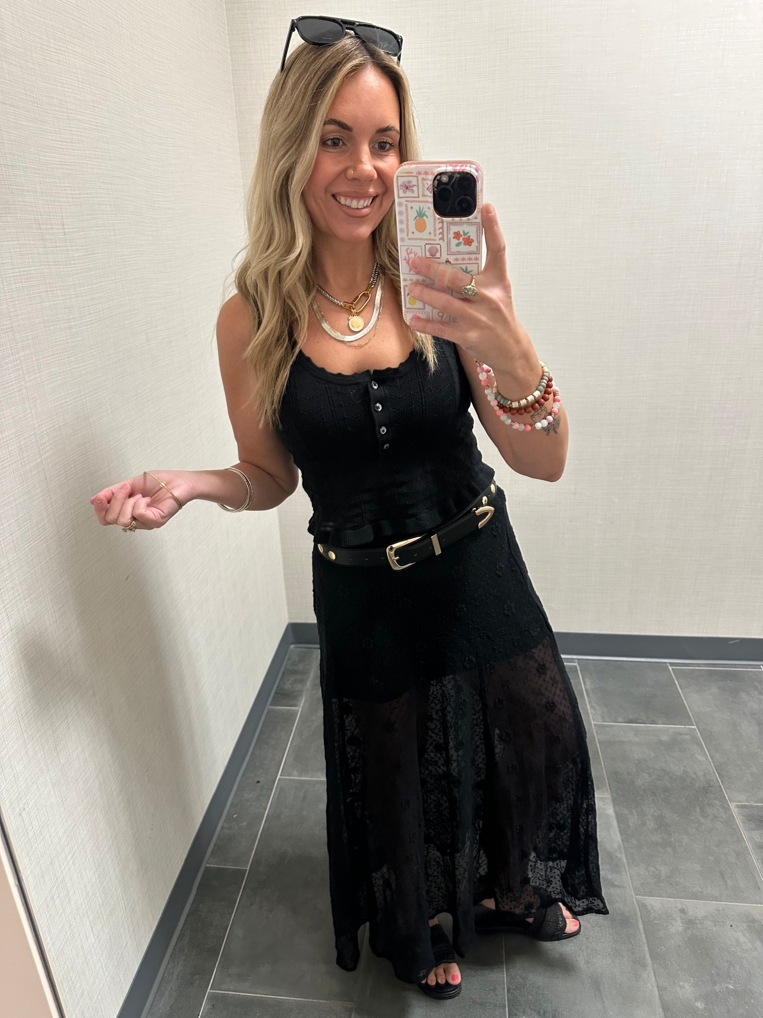 Skirt and top are TTS but I did size down in the top for a shorter cropped fit to wear with this high waist skirt! 

#LTKStyleTip #LTKFindsUnder50