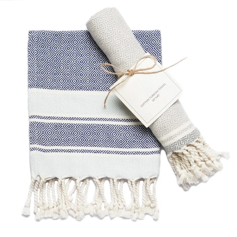 100% Cotton - Kitchen and Bathroom Turkish Hand Towels (Set of 2)| Decorative Hand Towels for Bat... | Wayfair North America