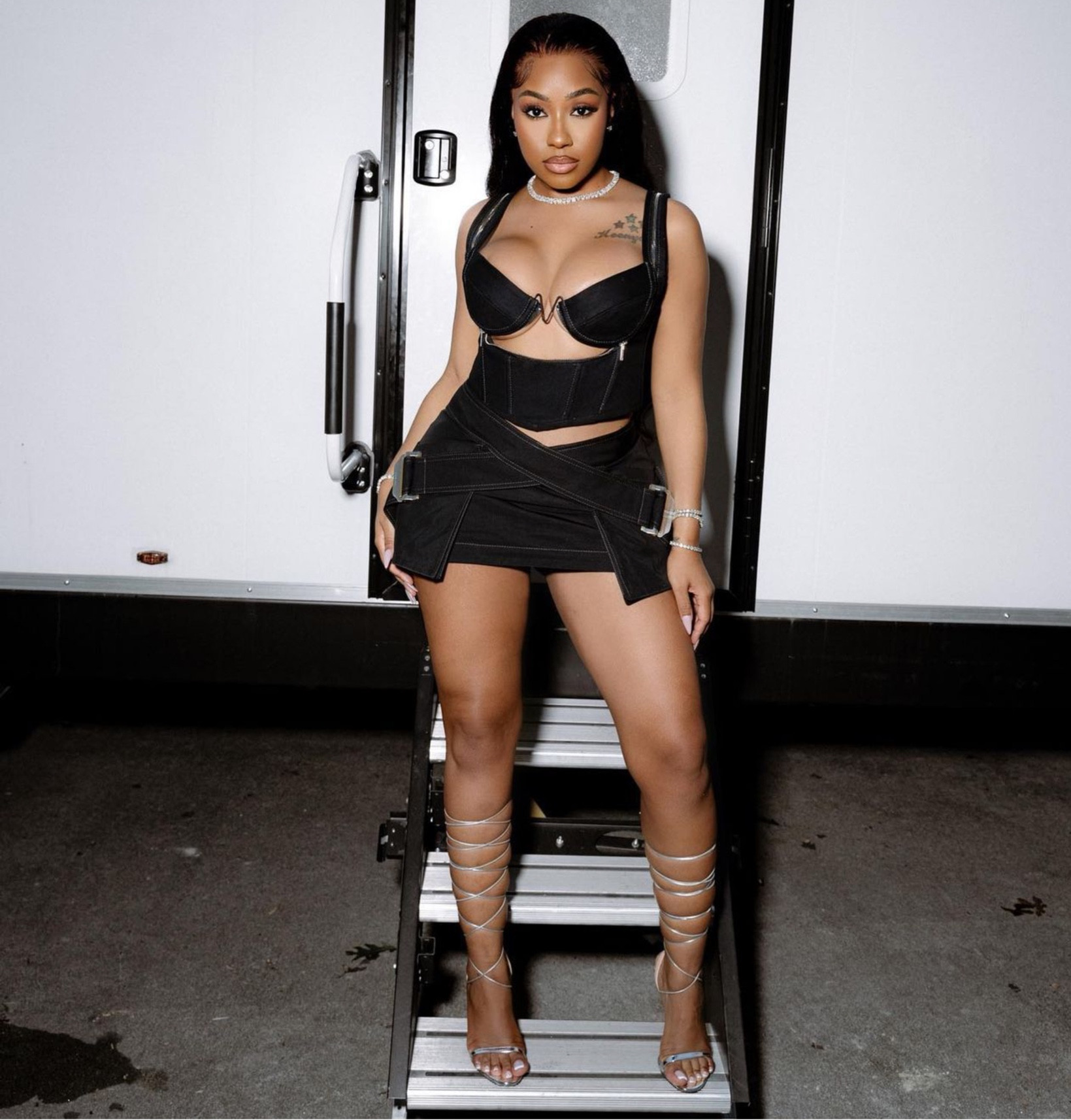 Yung Miami in Dion Lee