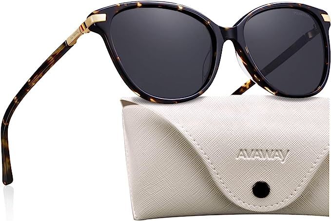 AVAWAY Fashion Sunglasses for Women Polarised UV Protection Ladies Eyewear for Photography Wander... | Amazon (UK)