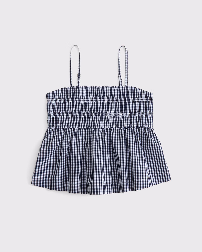 girls poplin babydoll set top | girls tops | Abercrombie.com | Abercrombie & Fitch (US)