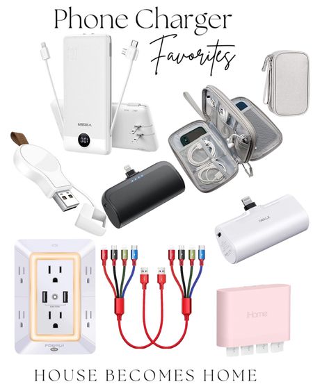 Phone charger favorites!! Perfect for everyday and traveling! 

#LTKhome #LTKfamily #LTKtravel