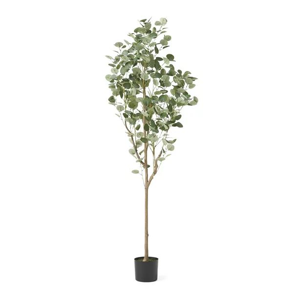 Davos 6' x 2.5' Artificial Eucalyptus Tree, Green - Walmart.com | Walmart (US)