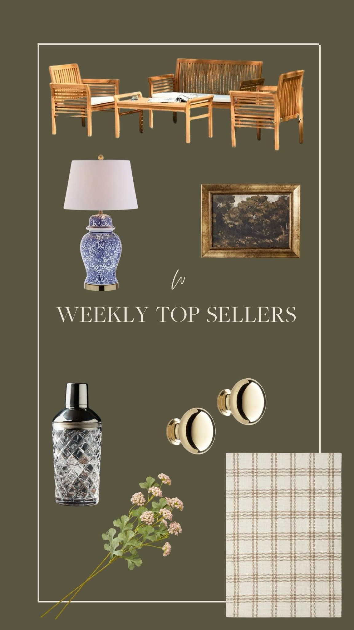 Weekly top sales, best seller, best selling, table lamp, rug, framed art, knobs, hardware, unlacquered brass, brass, outdoor furniture, furniture, home decor, interiors, interior design

#LTKhome