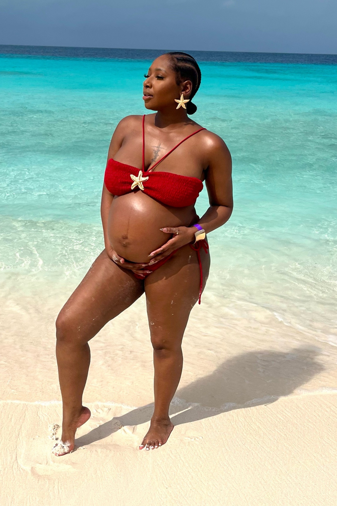 The perfect eye catching two piece set for vacation ! True to size and super comfy ! 

#LTKtravel #LTKswim #LTKbump