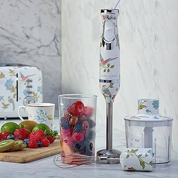 Laura Ashley 150W Immersion Blender Handheld - 4 in 1 Electric Hand Blender for Kitchen with Dura... | Amazon (US)
