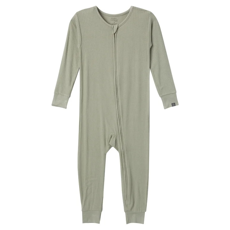 Modern Moments By Gerber Baby and Toddler Neutral Super Soft One-Piece Pajama, Sizes 0/3M - 5T | Walmart (US)