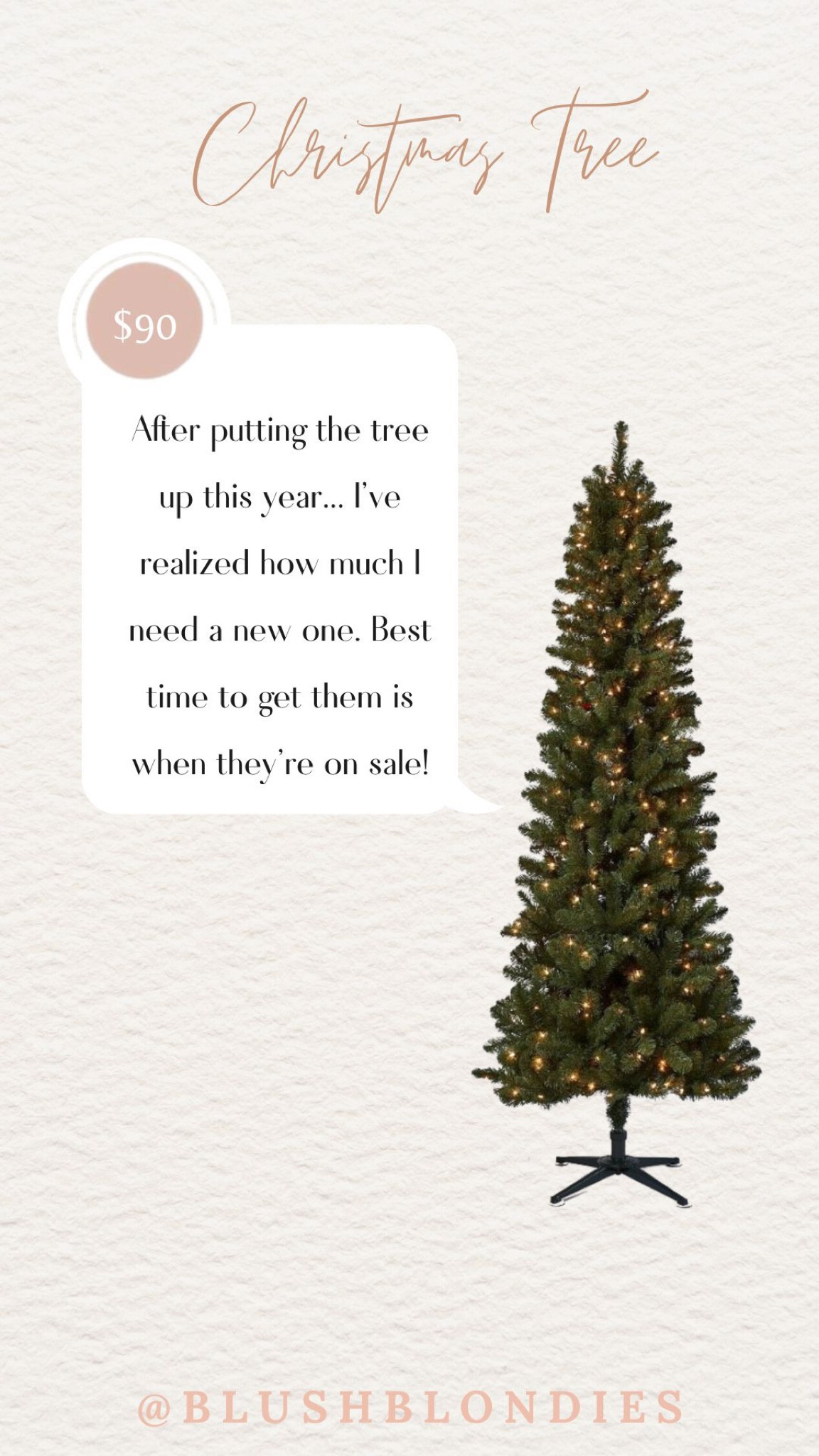 Grabbing a Christmas tree for next year while they are so cheap! This one is pre-lit and I love the slim shape. It’s also under $100!! 

#LTKHoliday #LTKCyberweek #LTKunder100