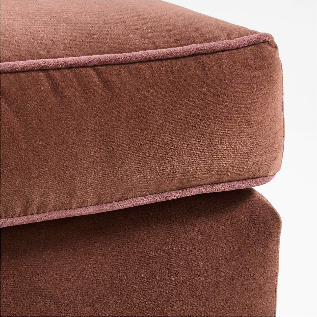 Raffiné Ottoman by Athena Calderone + Reviews | Crate & Barrel | Crate & Barrel