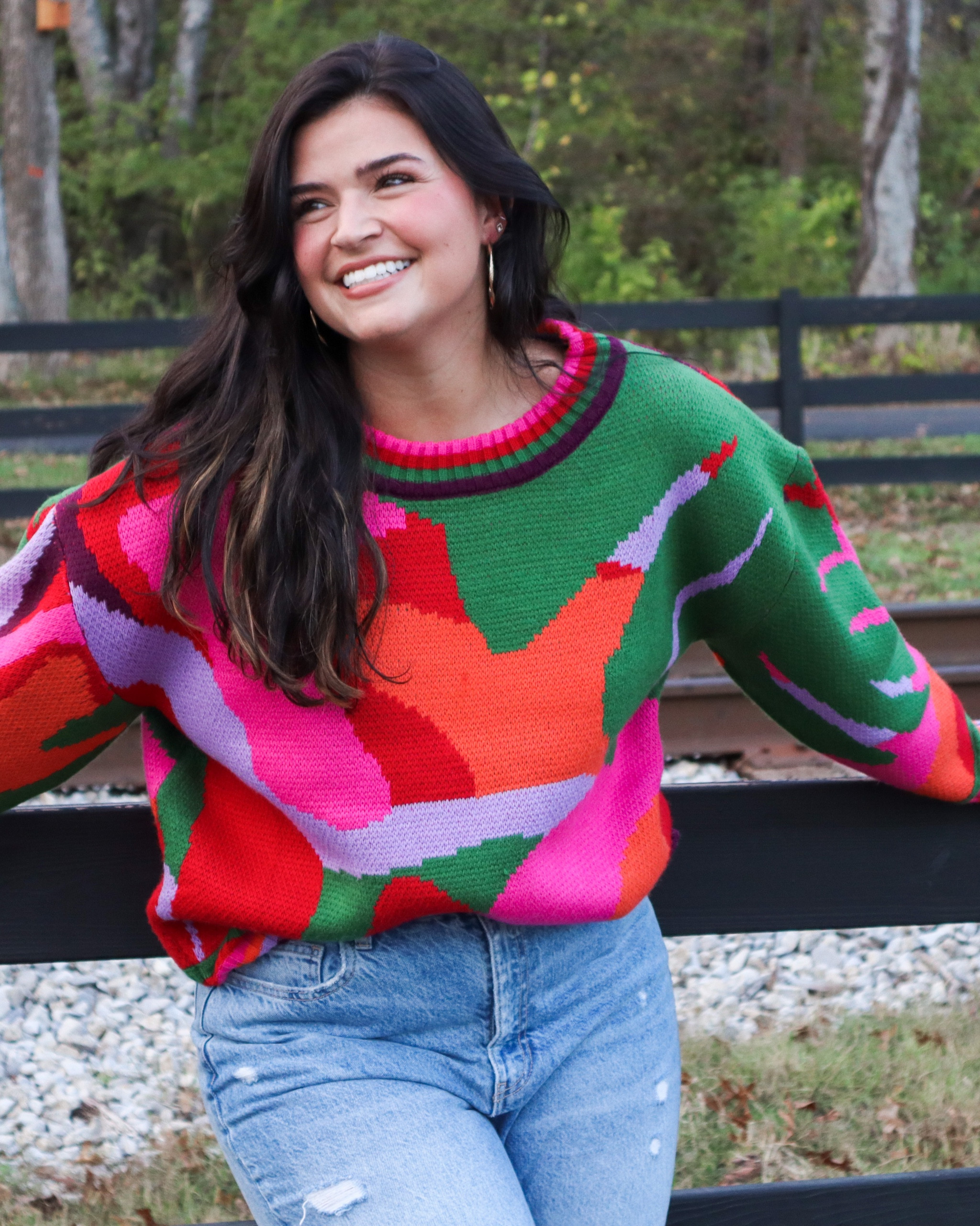 A warm, colorful, and happy winter sweater! Brighten up your cold days. 💕 I have also linked some other cute/fun sweaters from The Mint Julep Boutique!

#LTKHoliday #LTKbeauty #LTKSeasonal