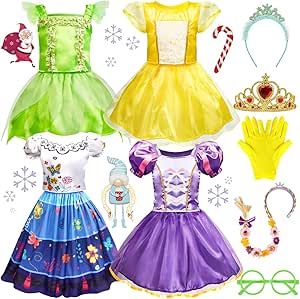 Meland Princess Dress up Trunk - Dress up Clothes for Little Girls - Princess Costume Toy Gift Gi... | Amazon (US)