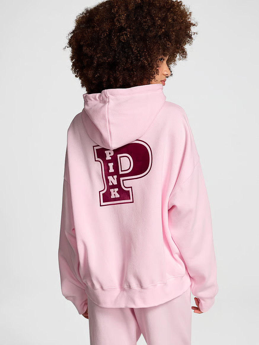 Buy Ivy Fleece Campus Full-Zip Hoodie - Order Hoodies & Sweatshirts online 5000009687 - PINK US | Victoria's Secret (US / CA )