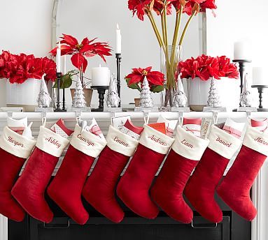 Classic Velvet Stockings | Pottery Barn (US)