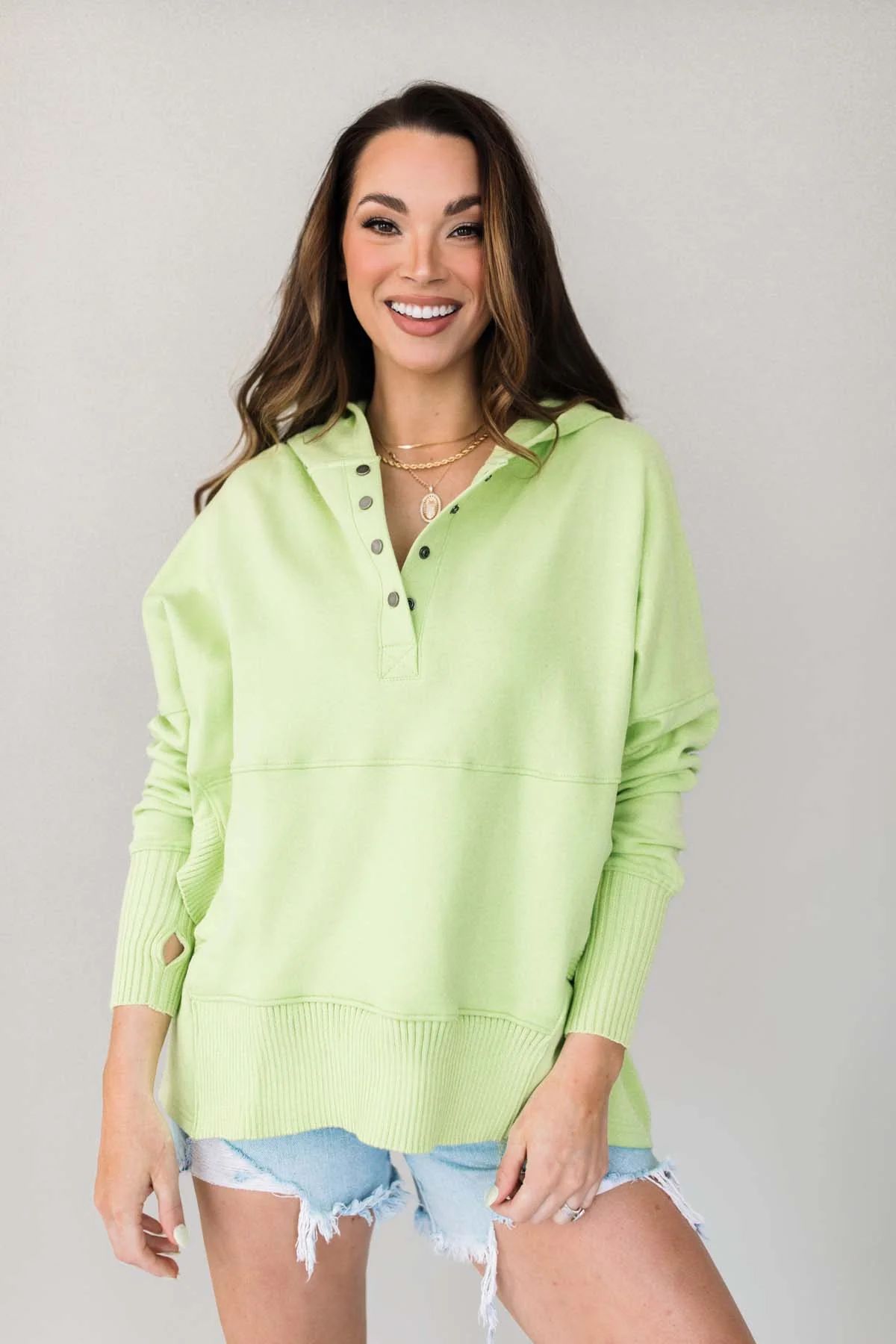 Baylee Lime Hoodie | The Post