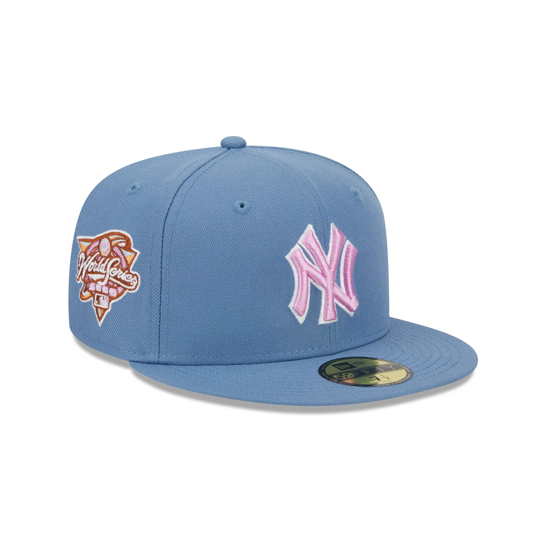 New York Yankees Color Pack Faded Blue 59FIFTY Fitted Hat | New Era (US)