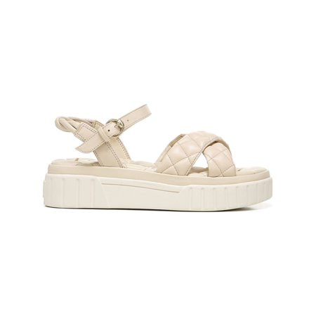 SAM EDELMAN Womens Beige 1 Platform Cushioned Comfort Quilted Straps Adjustable Braided Gavril Wedge | Walmart (US)