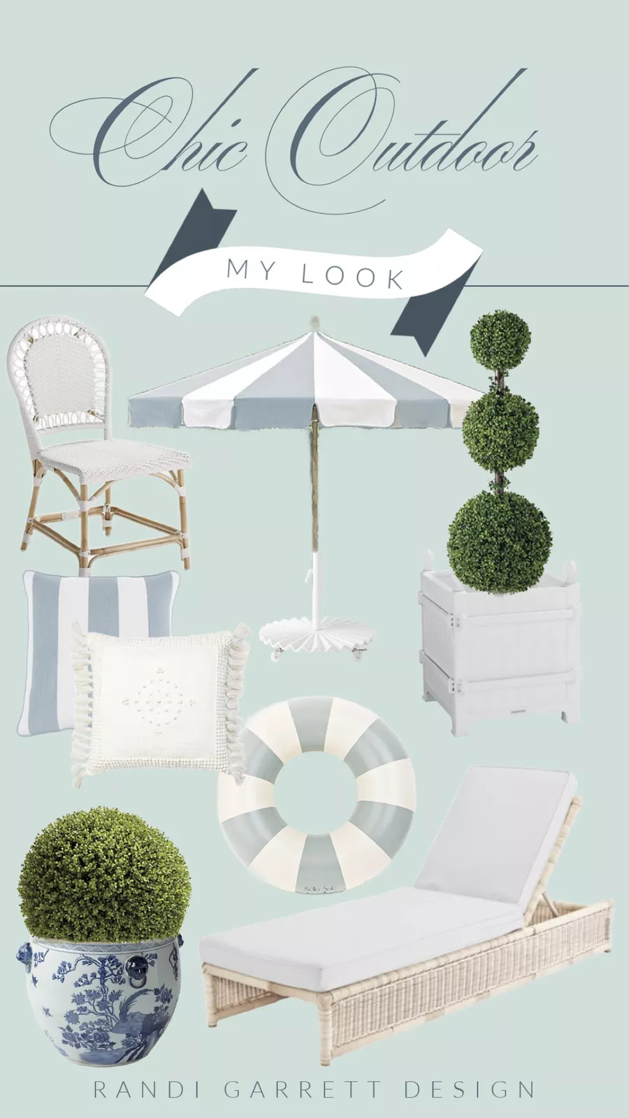 Get your backyard ready for summer with these chic outdoor pieces! Many are on sale! I have all of these exact pieces in our backyard and love them! The bistro chairs are stunning! The striped umbrella slips off and washes or allows you to buy a different cover.

#LTKSeasonal #LTKHome #LTKSaleAlert