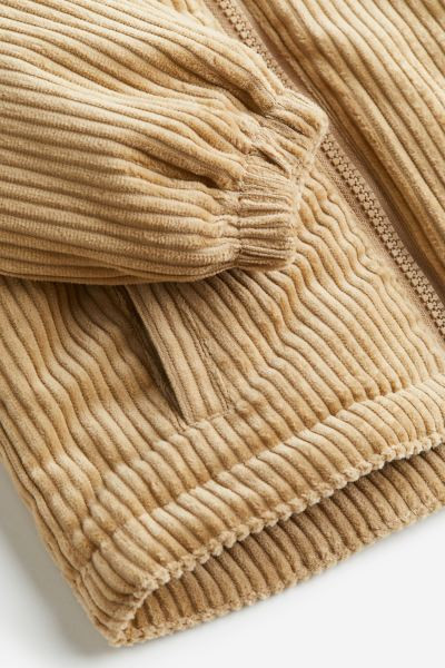 Corduroy Jacket - Beige - Kids | H&M US | H&M (US + CA)