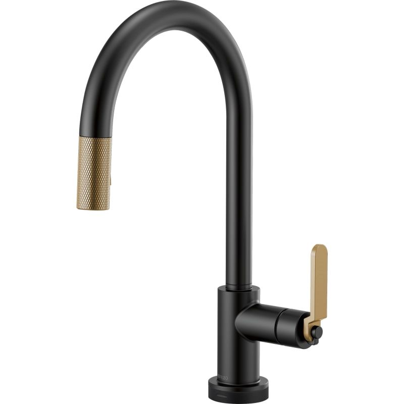 Brizo 64044LF Litze Single Handle Arc Spout SmartTouch Pull Down Kitchen Faucet | Build.com, Inc.