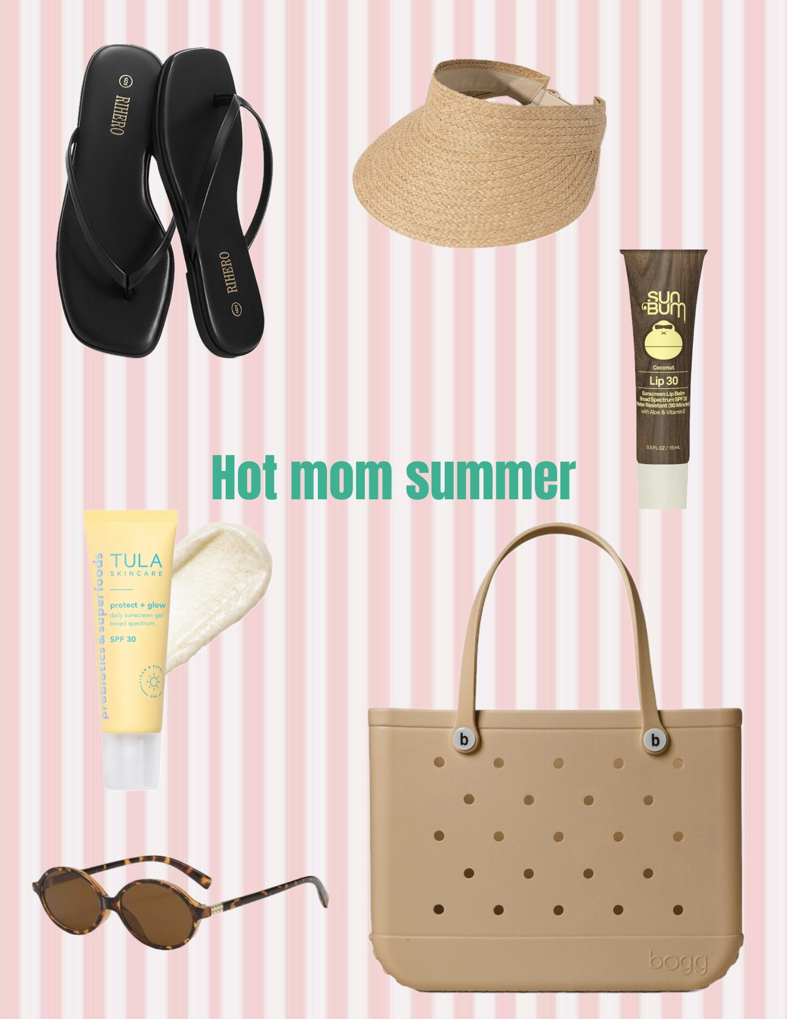 Mom summer must haves!! 

Sunscreen, lip gloss, face sunscreen, Bogg bag, summer bag, flip flops, sandals, visor, summer hat, chic hat, sunglasses, chic sunglasses 

#LTKFindsUnder50 #LTKSummerEdit #LTKStyleTip