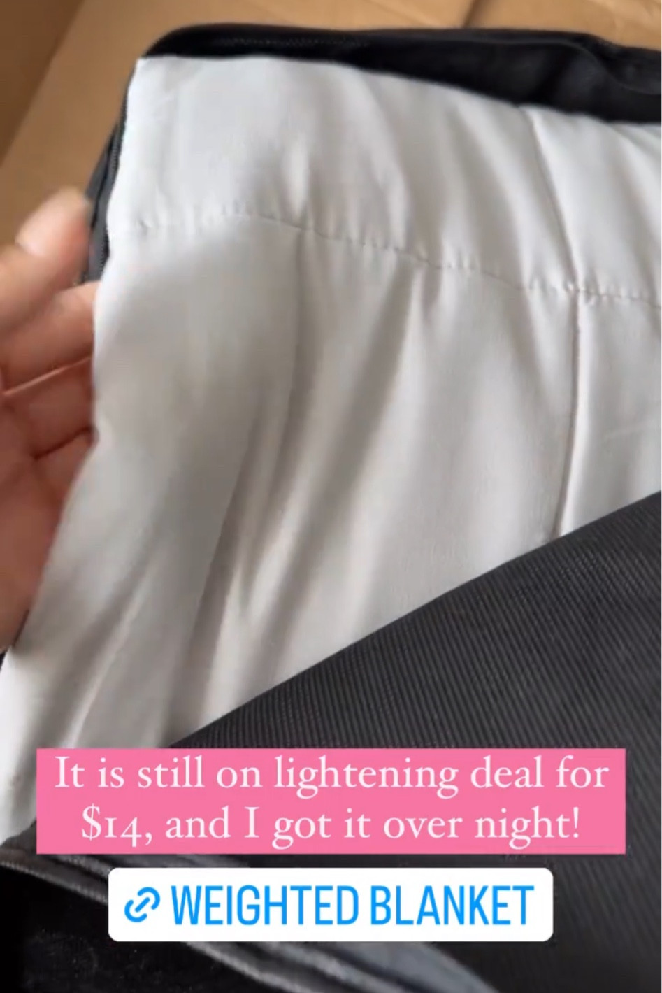 LOVING my new weighted blanket, it’s the perfect size and a steal of a deal at under $15 right now with the coupon!!

#LTKGiftGuide #LTKsalealert #LTKhome