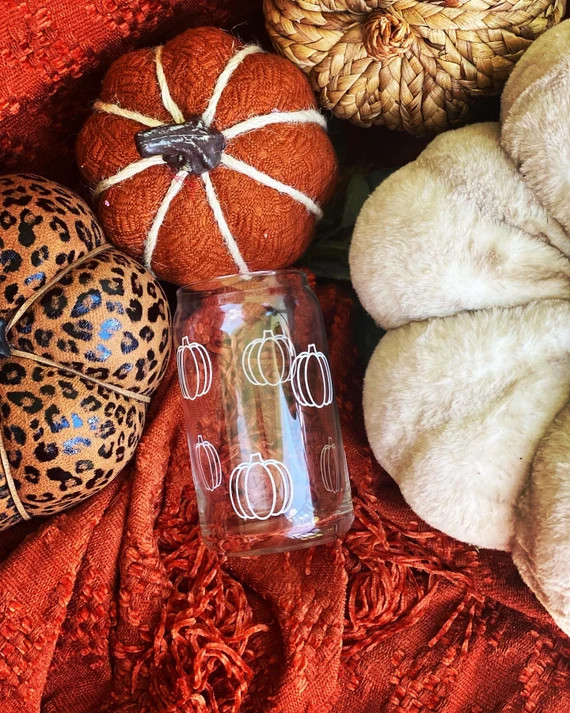 Pumpkin Beer Can Glass  Fall Beer Can Glass  Pumpkin Coffee | Etsy | Etsy (US)