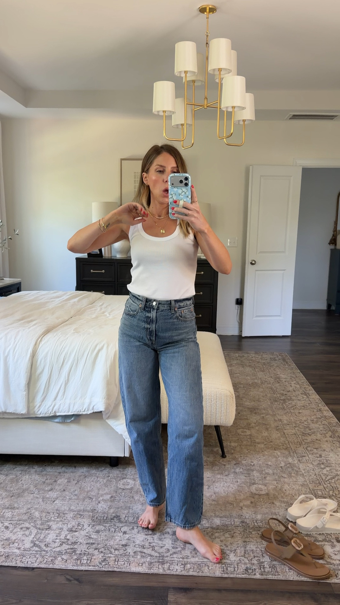 Jean + Tank  

 #LTKgrwm #LTKootd