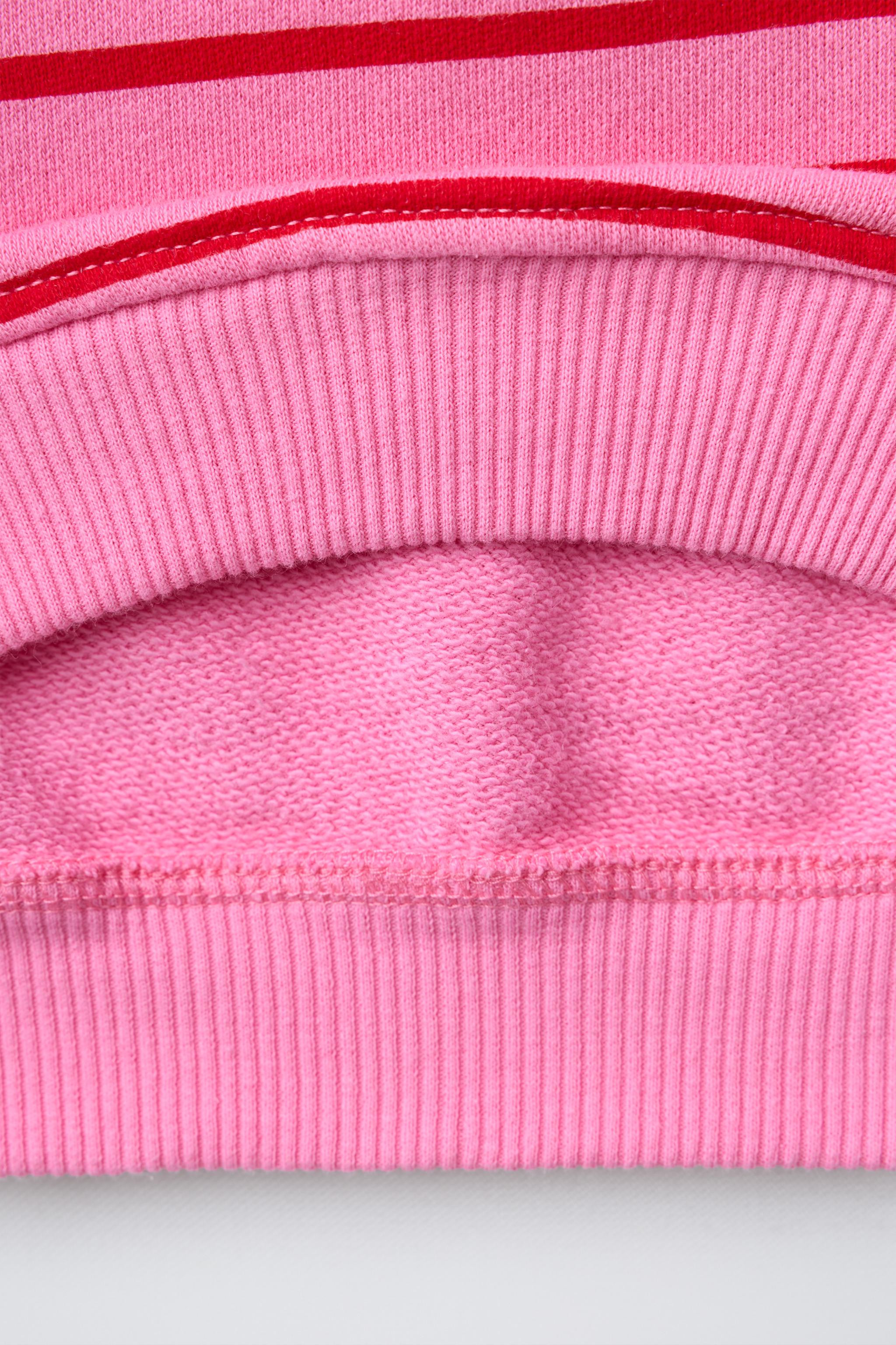 STRIPED HEART SWEATSHIRT | Zara US