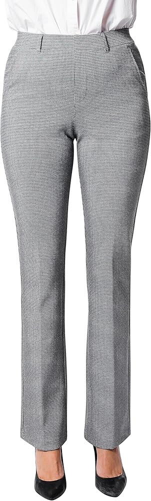 Marycrafts Women's Pull On Stretch Yoga Straight Dress Work Pants 29" /31"/33" | Amazon (US)