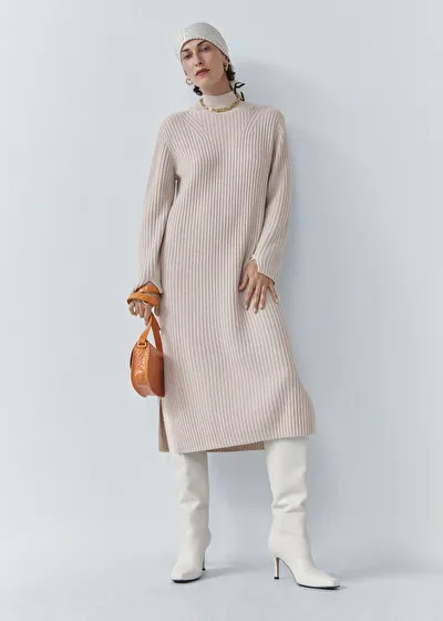 Mock Neck Knit Midi Dress | & Other Stories US