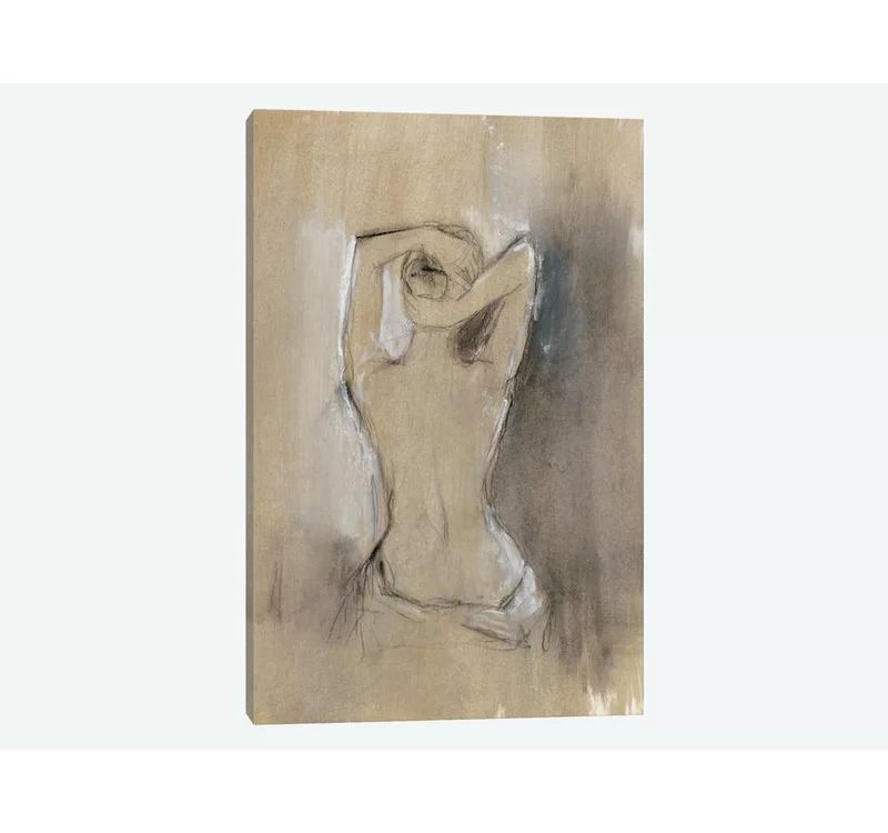 Contemporary Draped Figure I by Ethan Harper - Wrapped Canvas Gallery-Wrapped Canvas Giclée | Wayfair North America