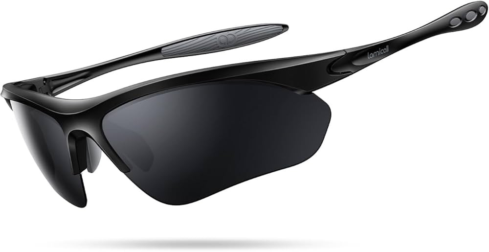 Lamicall 22g Polarized Sports Sunglasses for Men Women - UV400 Protection Sun Glasses for Running... | Amazon (US)