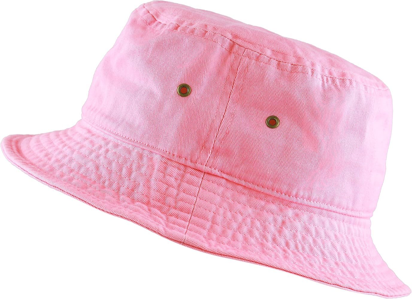 Bucket Hat - Unisex 100% Cotton & Denim UPF 50 Packable Summer Travel Beach Sun Hat | Amazon (US)