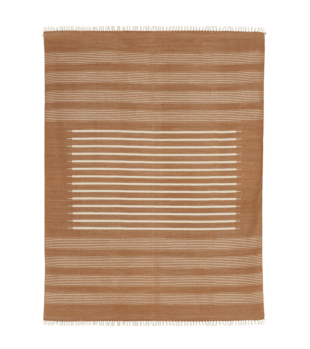 Symbology Rug - Aged Terracotta | OKA UK