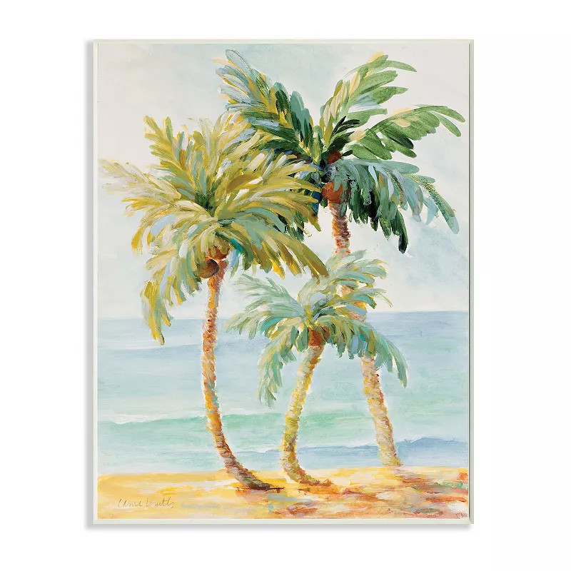 Stupell Home Decor Tropical Palm Trees Plaque Wall Art, Blue | Kohl's